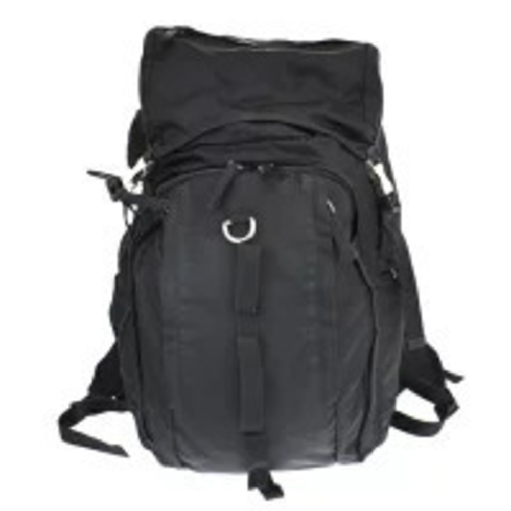 Prada Backpack Daybag Rucksack Bag Black Canvas